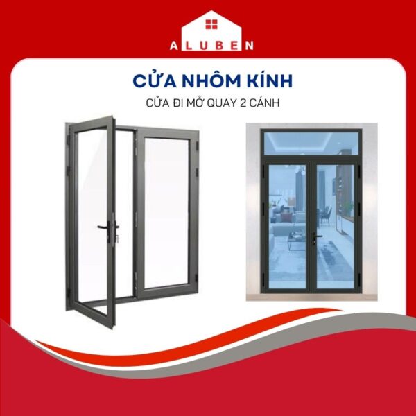 Cửa đi mở quay 2 cánh